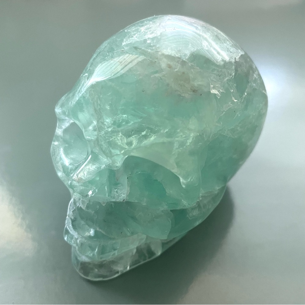 Fluorite Crystal Skull